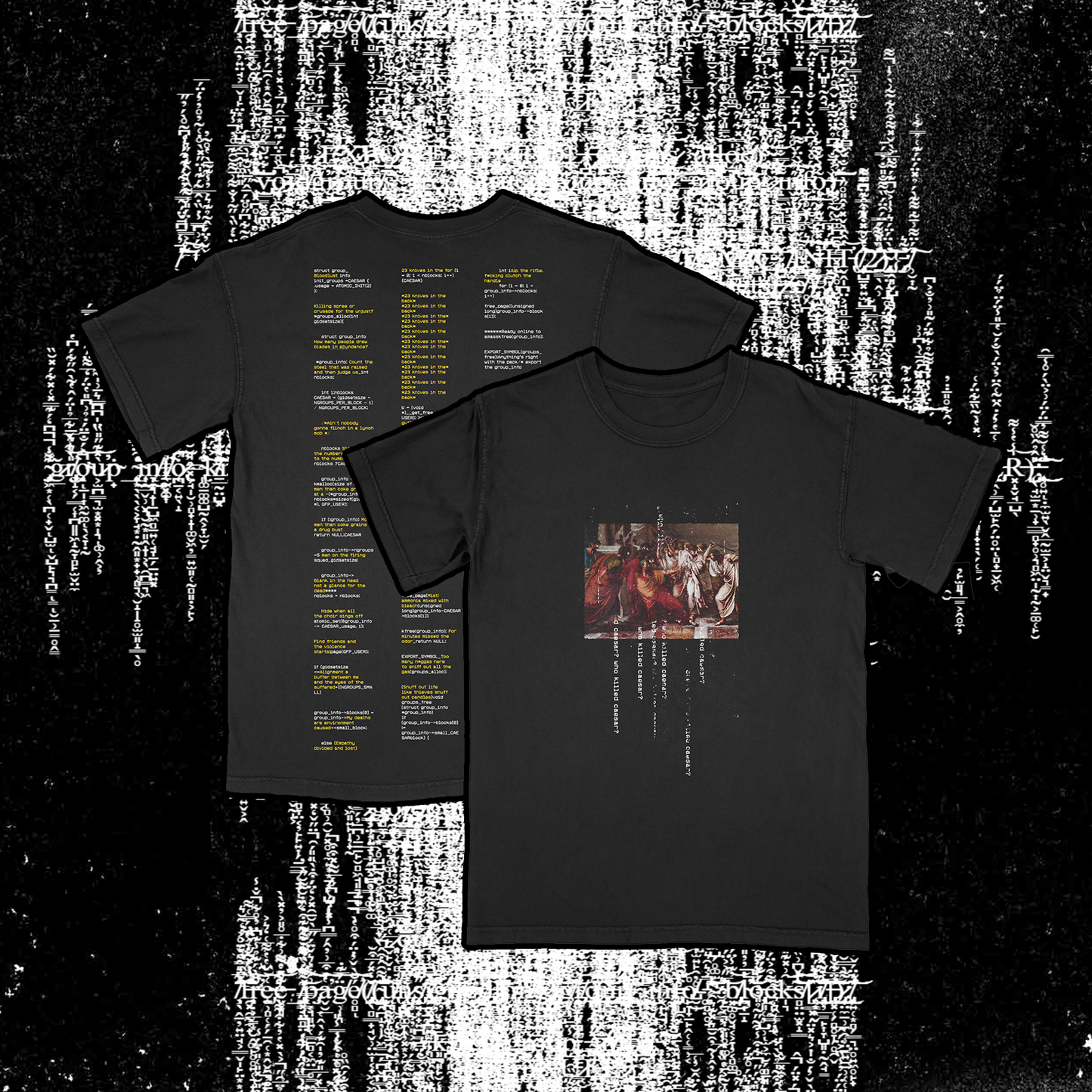 WHO KILLED CAESAR? TEE