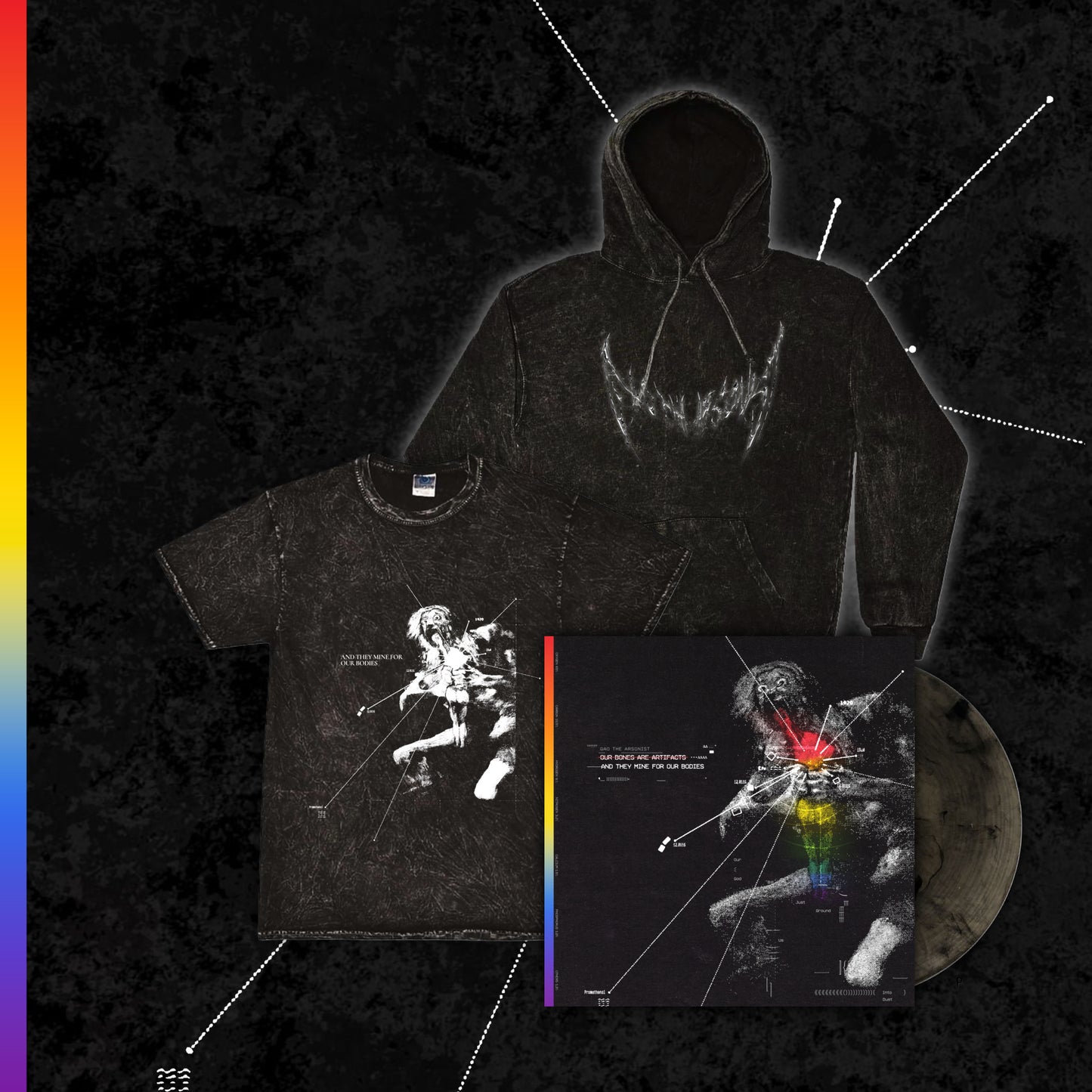 AND THEY MINE FOR OUR BODIES BUNDLE VINYL + HOODIE +TEE